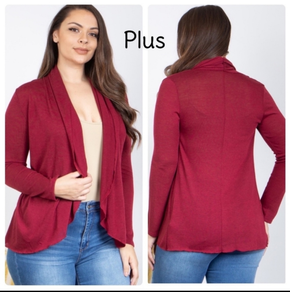 Plus Size Cardigan
